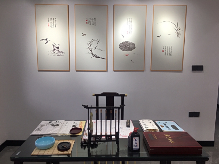 毛笔套装高档专业 全套文房四宝笔墨纸砚精品...