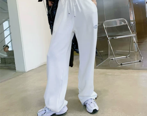 ?tom潮蓝色运动裤女2021春秋休闲裤i...