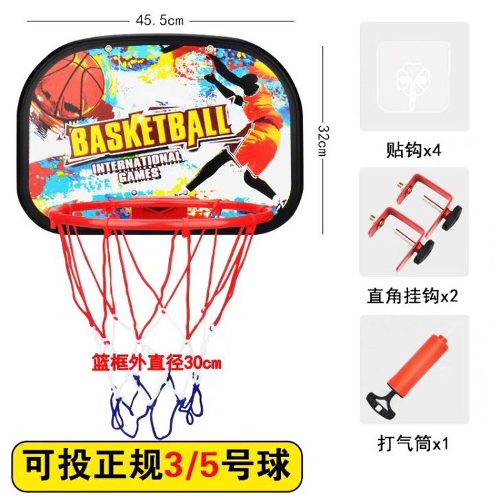 全新未拆封挂式篮球板，室内外篮球框，包邮送...