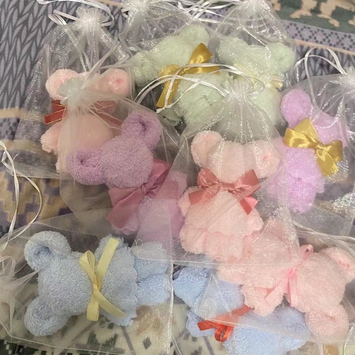 小熊毛巾结婚伴手礼地推礼品毛巾公司活动礼品...