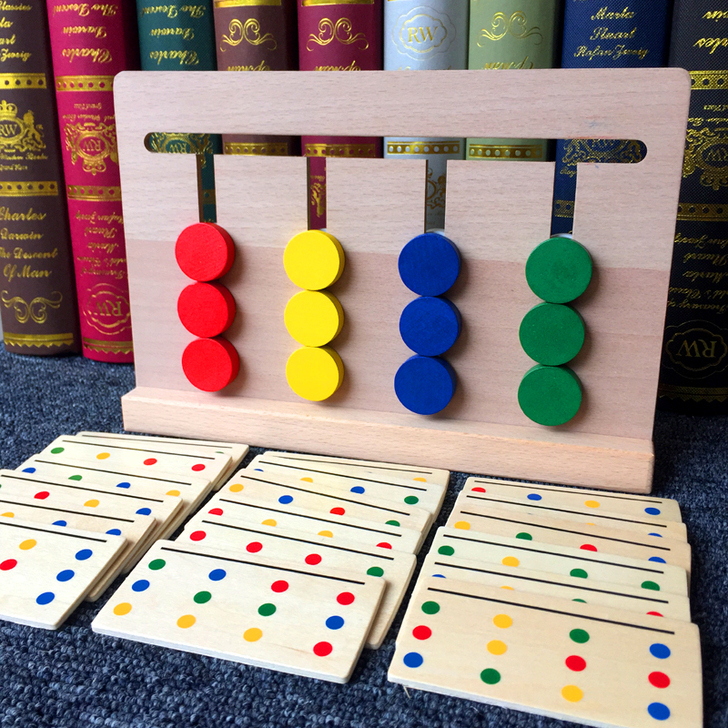 儿童逻辑思维训练玩具 幼儿园蒙氏早教脑力开...