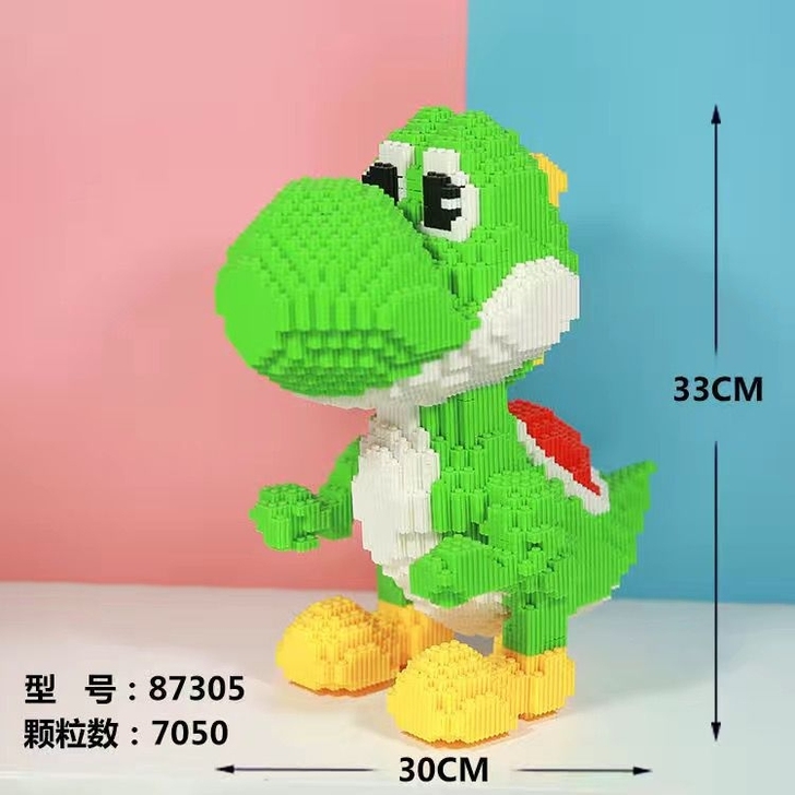 超大耀西拼装益智玩具男女海成年高难度迪士尼