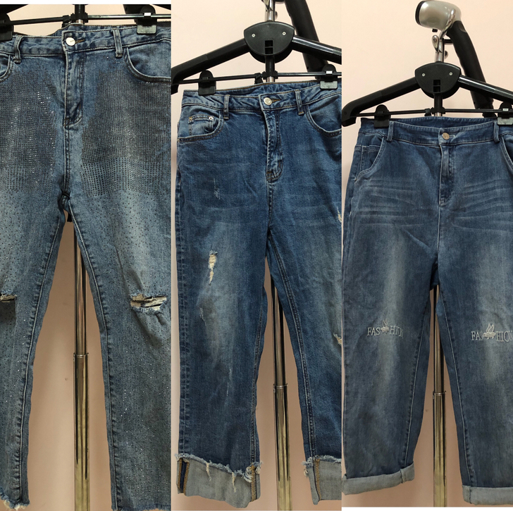 品牌牛仔裤,弹性牛仔,上身舒服,三件,其中...