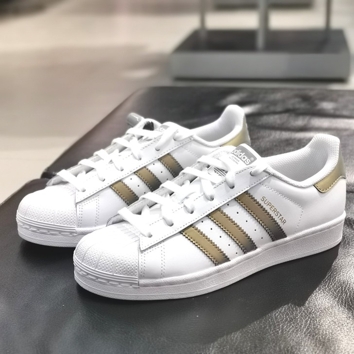 adidas superstar金标贝壳头...