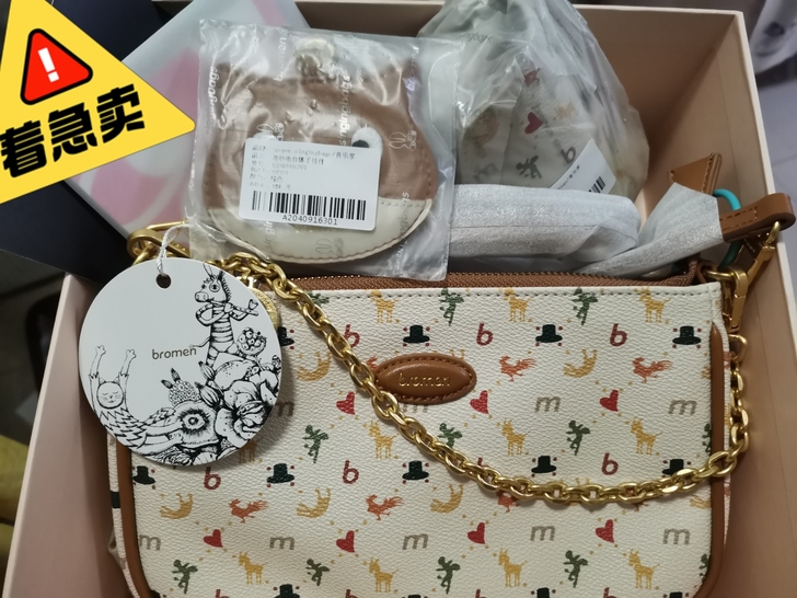 不莱玫腋下包包，朋友送的，和自己的风格不搭...