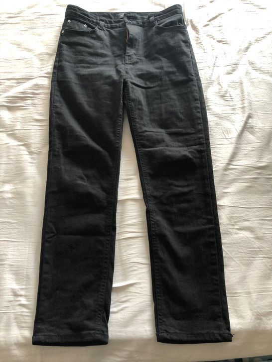 韩版直筒小黑裤，适合平时26.27尺码的妹子