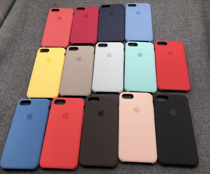 苹果官方正品iphone8/7原装硅胶手机...