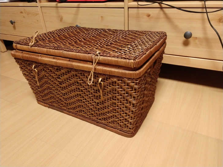 藤编收纳箱