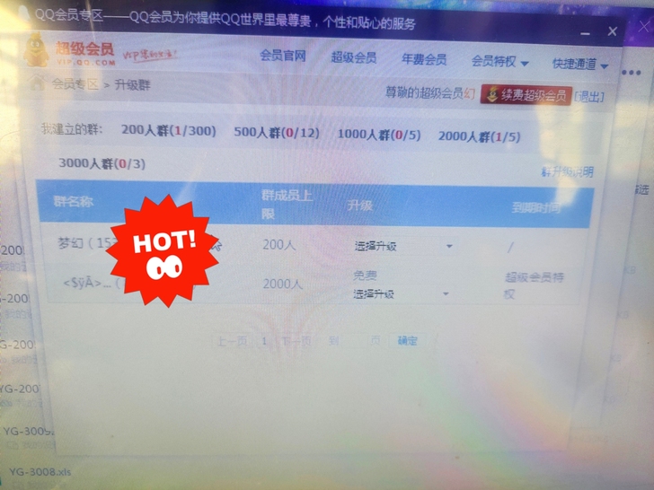 QQ裙2k裙4个3k裙3个，只挂群不管事。