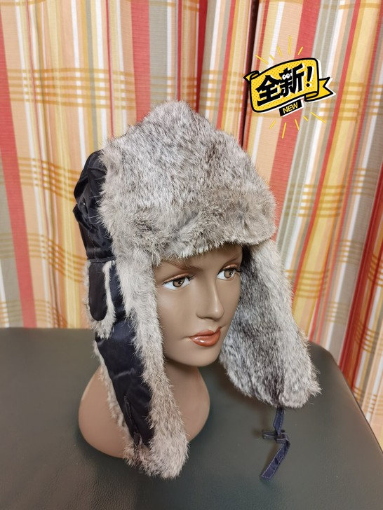 兔皮雷锋帽全新 (2021-11-11促销...
