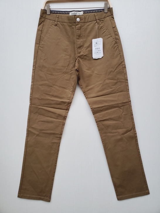 YISHION以纯男士修身小直筒长裤27/...