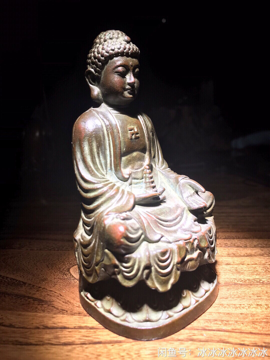 低价转让,铜佛像一尊,开脸漂亮,普度众生之...
