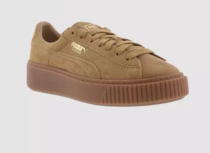 Puma彪马 全棕小麦色松糕底板鞋  36...