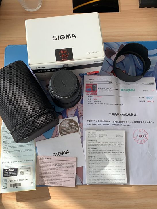 适马50mm F1.4 DG Art 佳能口 自用 箱说全 适马50mm F1.4 DG Art 佳能口 自用 箱说全