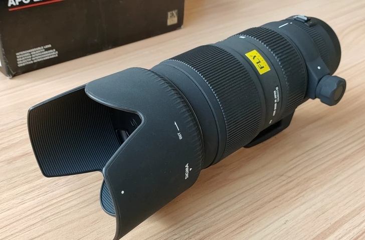 借图收一只佳能口适马小黑70-200f2....