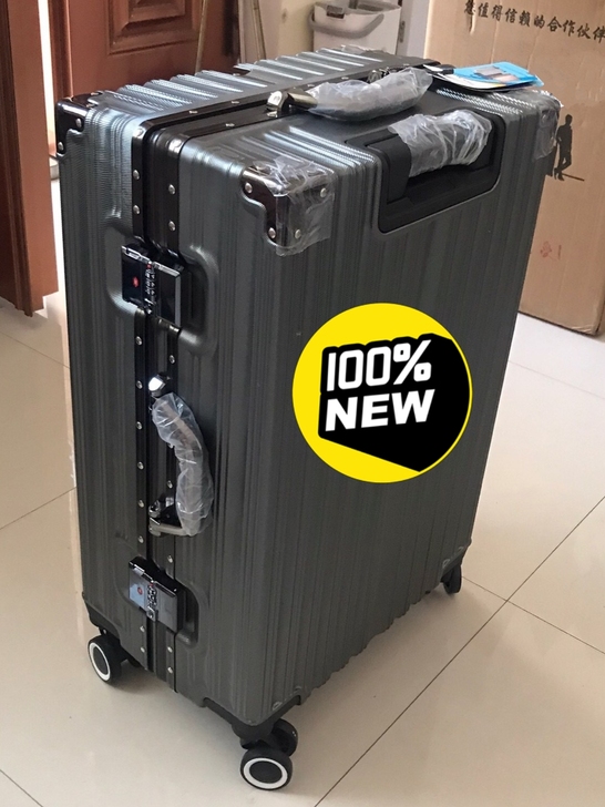 处理高档行李箱异形框26寸拉杆箱学生结实皮...