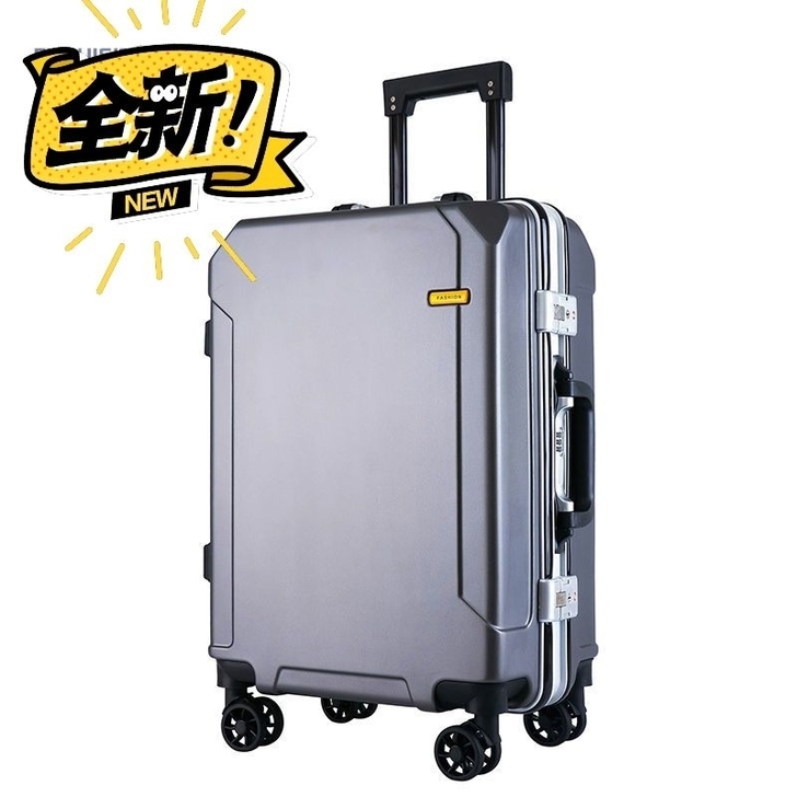 袋鼠4个万向轮行李箱全新带USB充电接口防...