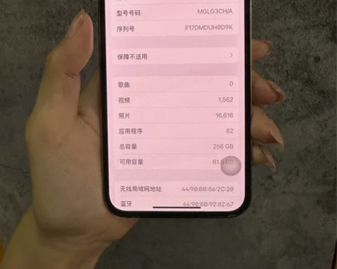 ?12pro 256g金色 电池还有81%...