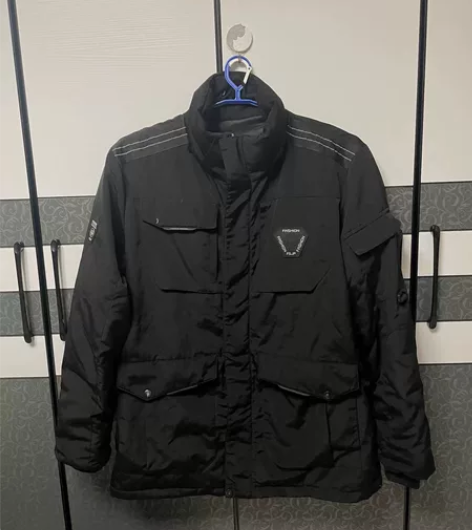 二手男品牌休闲羽绒服服外套 3xl码 舒适...