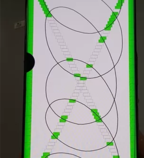 三星 Note10 瑕疵屏幕    点横线...