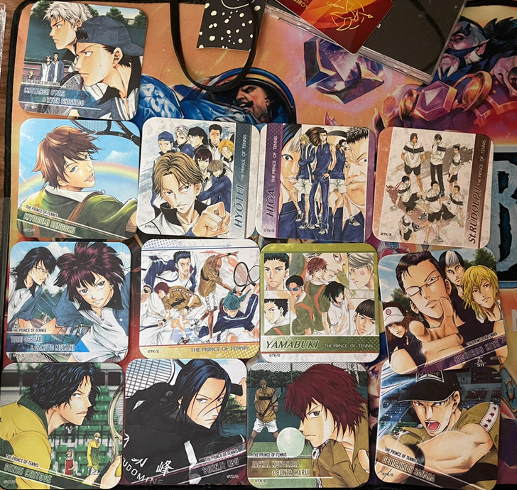 【出】网球王子杯垫厚卡片 1包5张 60r...