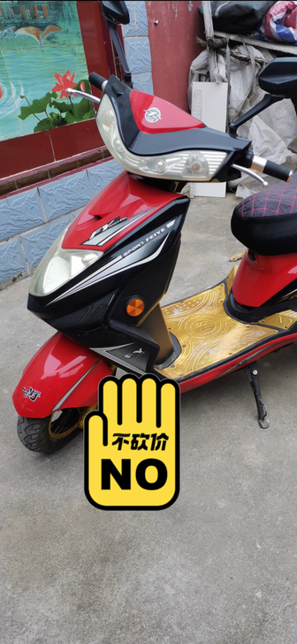 飞野踏板电动车九月底刚换的超威20安大电池...