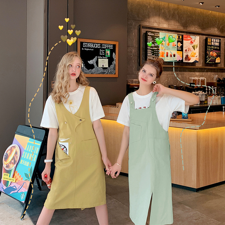 MG小象包邮哆啦A梦联名款 MG小象背带裙...