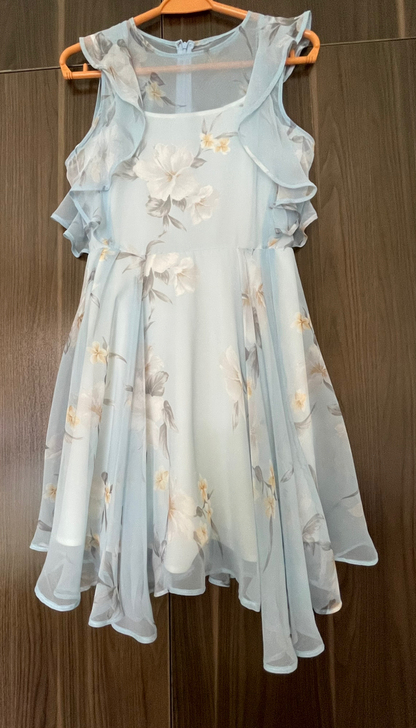 全新荷叶边袖长裙,外贸出口牌##amp;l...