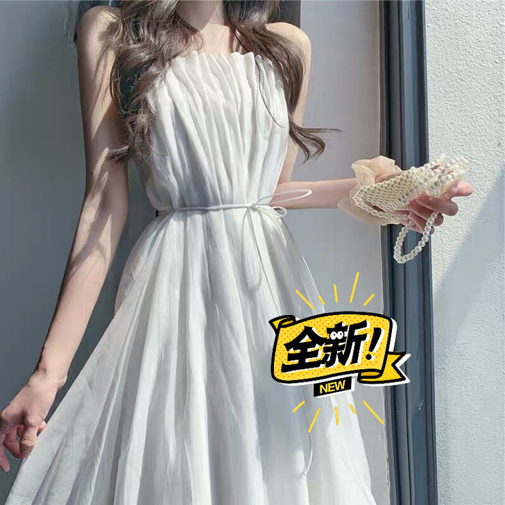 2021白色长裙，气质清纯仙女风，s码，一...