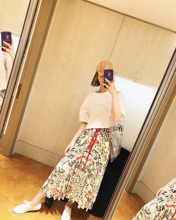 绝美高腰小花裙