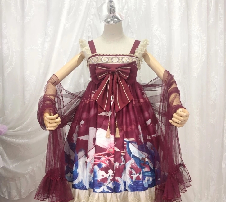 韩菇凉{现货}~原创设计山海经Lolita...