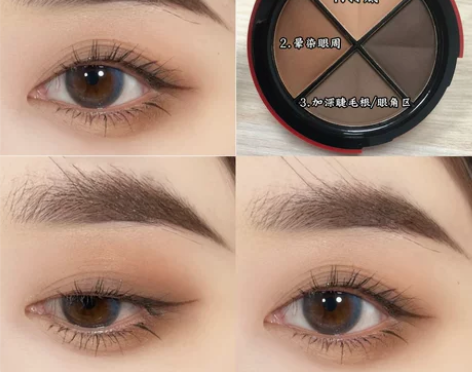 眼影大地色四色眼影盘哑光2022年新款旗舰...