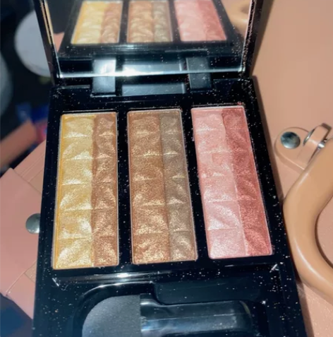 Y.CIO六色眼影+小辣椒03号色散粉+速...