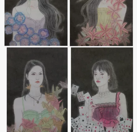 代画工笔 人物  花鸟 接平时，不接毕临摹...