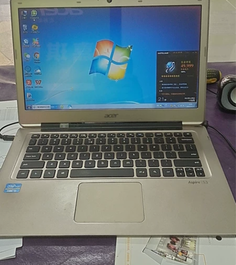 二手acer蜂鸟笔记本i3+4g,适合办公...