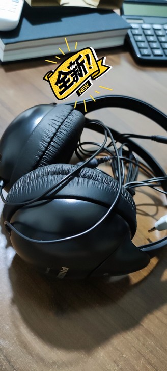 飞利浦(PHILIPS)电脑耳机 头戴式游...
