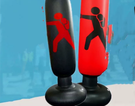 充气拳击柱，不倒翁，拳击靶子，99成新，需...