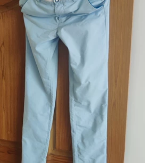 清爽时尚休闲男士裤子柜货剪标春夏季修身直筒...