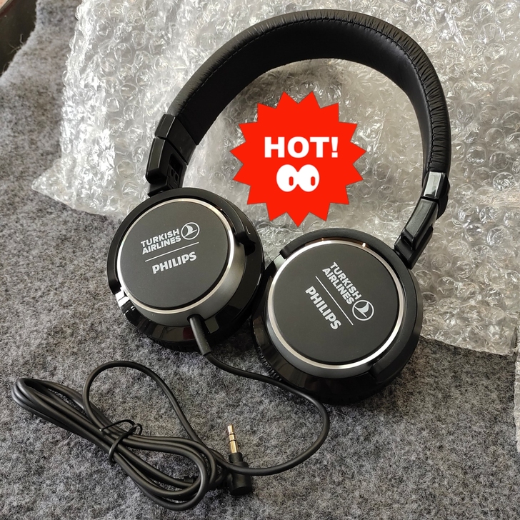 飞利浦土耳其航空定制版耳机，飞利浦库存全新...