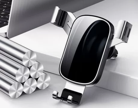 新科车载手机支架汽车重力感应支撑架卡扣式多...