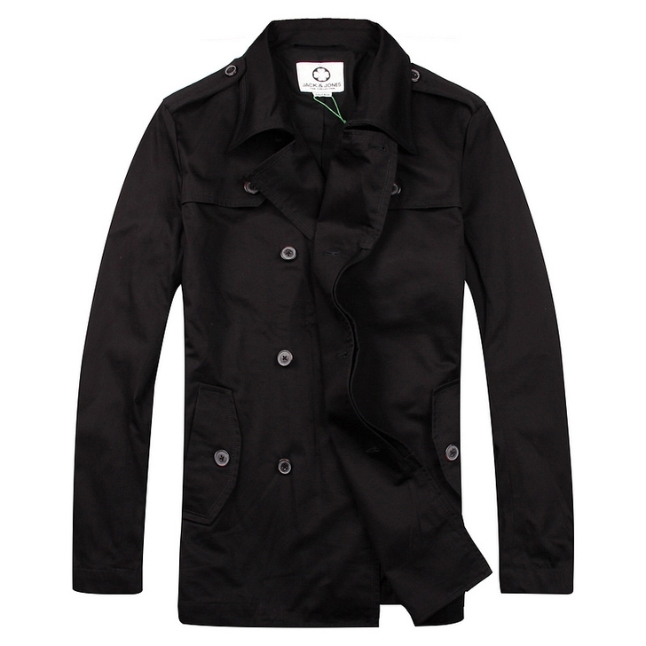 全新杰克琼斯JackJones男士风衣外套...