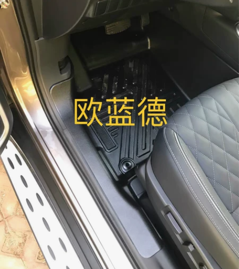 三菱欧蓝德全新包门槛TPE汽车脚垫  适用...