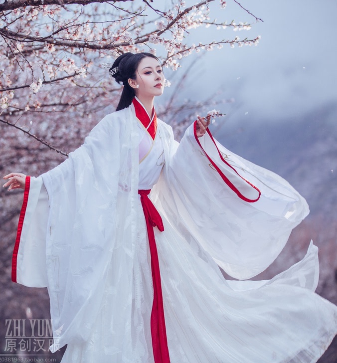 织云汉服 凤鸣尾款 日常齐腰襦裙 魏晋 旭...
