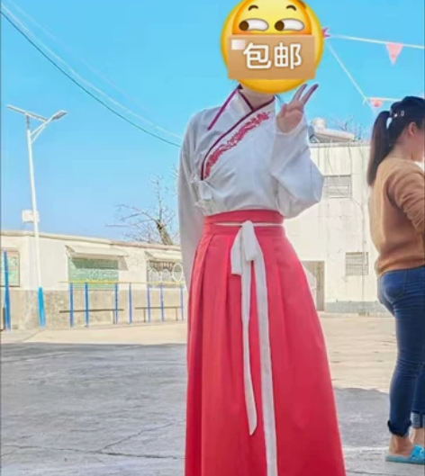 汉服 凤歌鸾中国风 古装 仙女飘逸 清新淡...