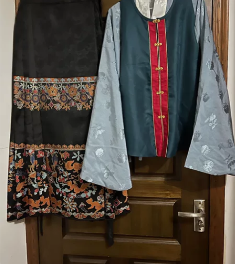 汉服全套，兰若庭如意马面?上袄?比甲 感兴...