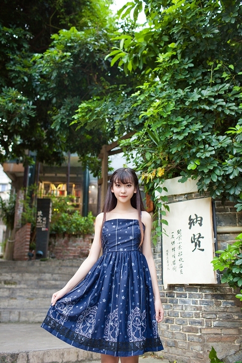 软妹暗黑日系少女复古原宿洋装洛丽塔Loli...