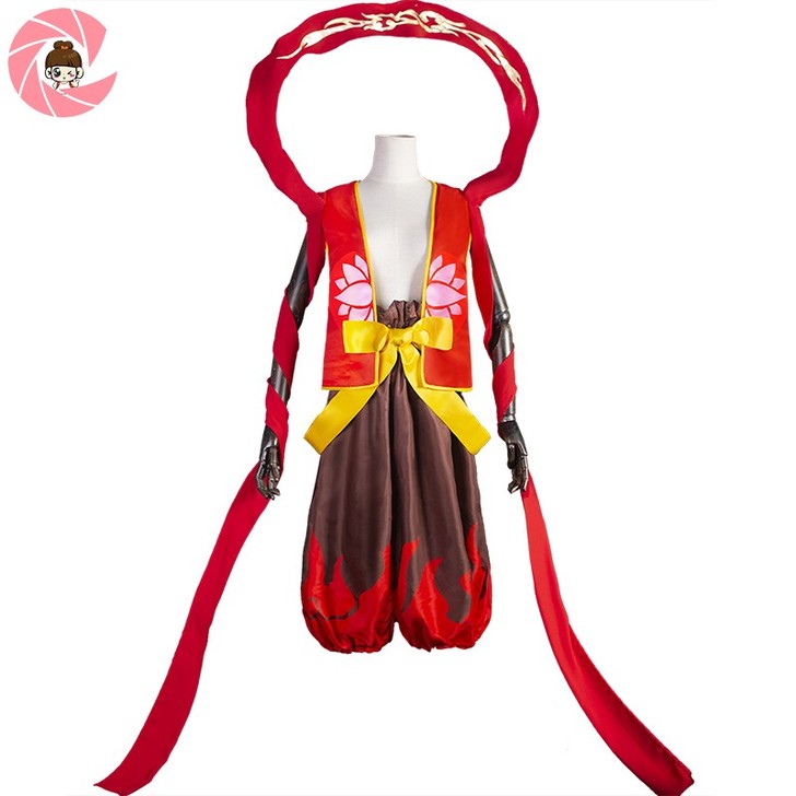 哪吒之魔童降世cos衣服假发表演服小哪咤c...