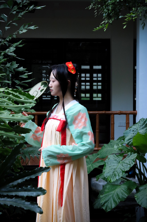唐制齐胸襦裙~闺蜜装