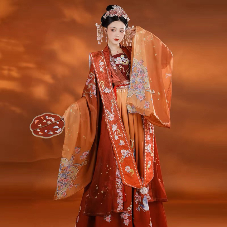 裳云兮《清平乐》宋制霞帔汉服S码五件套
