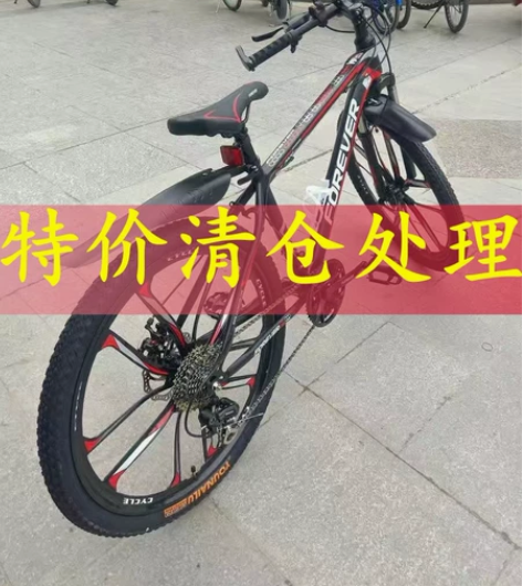 【特价甩卖】全新包邮山地车自行车 变速双碟...